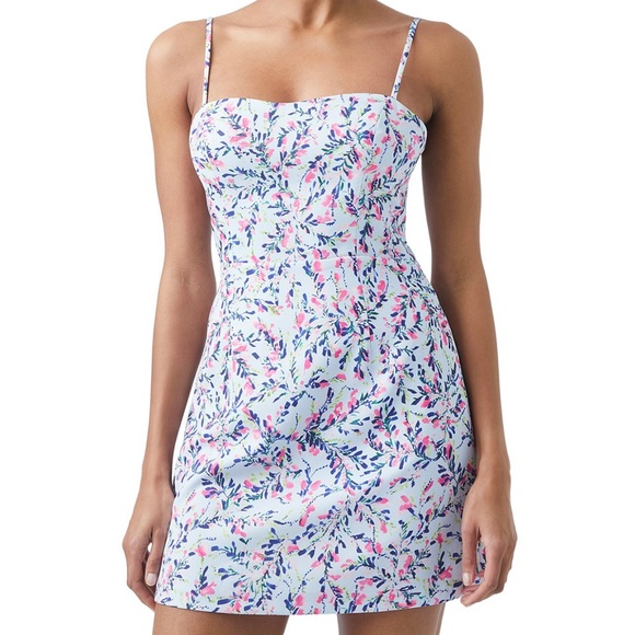 French Connection Flores whisper mini dress - Picture 1 of 4